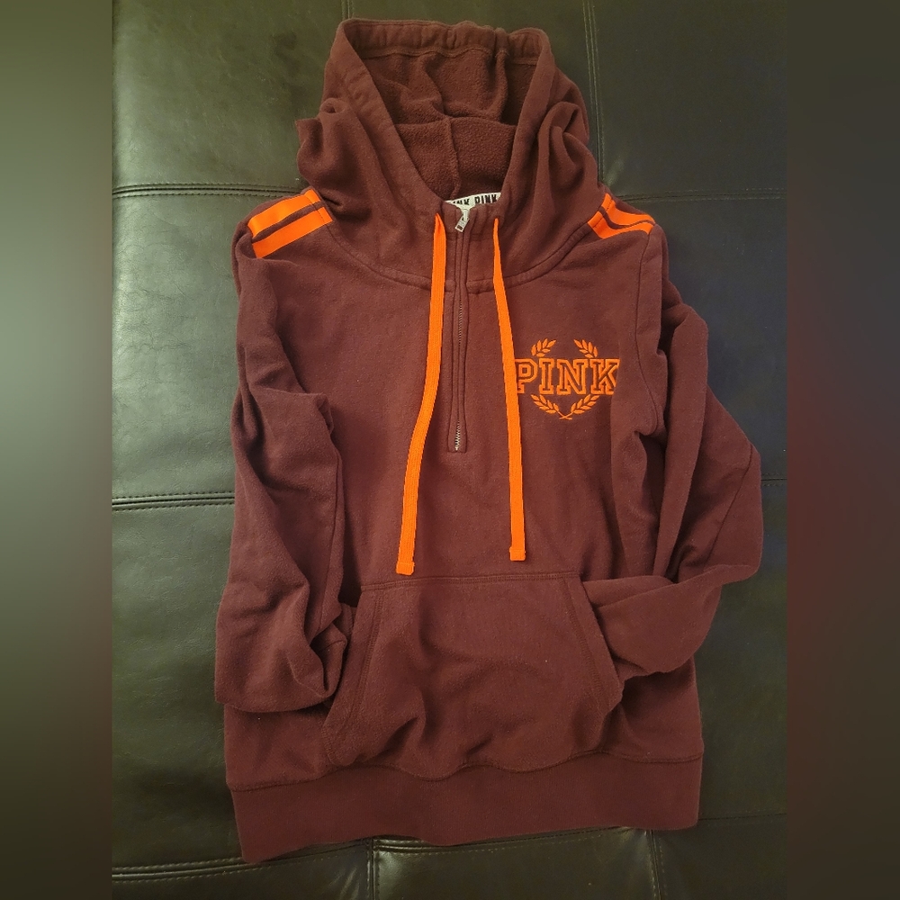 Victoria's Secret/PINK quarter zip hoodie - L